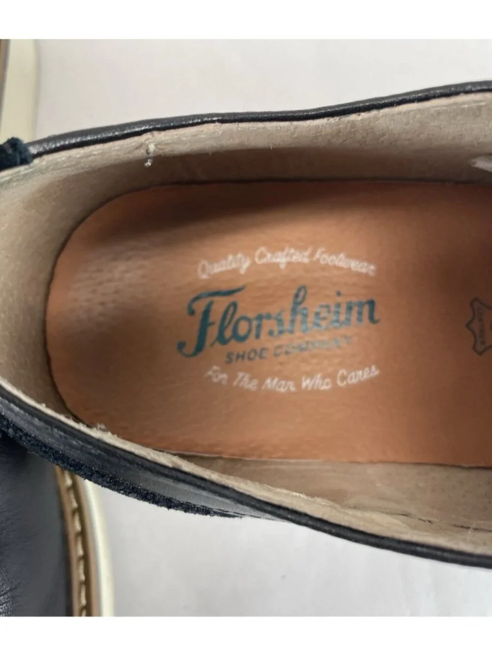 Florsheim Mens Oxford 10D Union Plain Toe Black Full Grain Leather